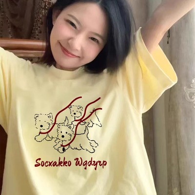 2025新款爆款短袖t恤女夏季纯棉
