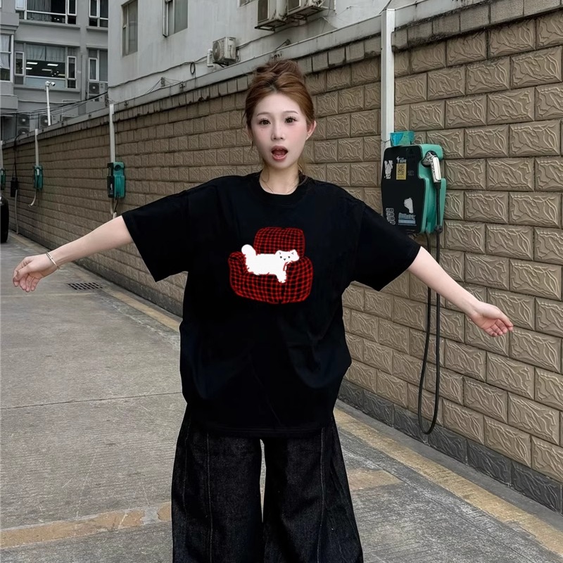 纯棉短袖t恤女2025夏季新款体恤