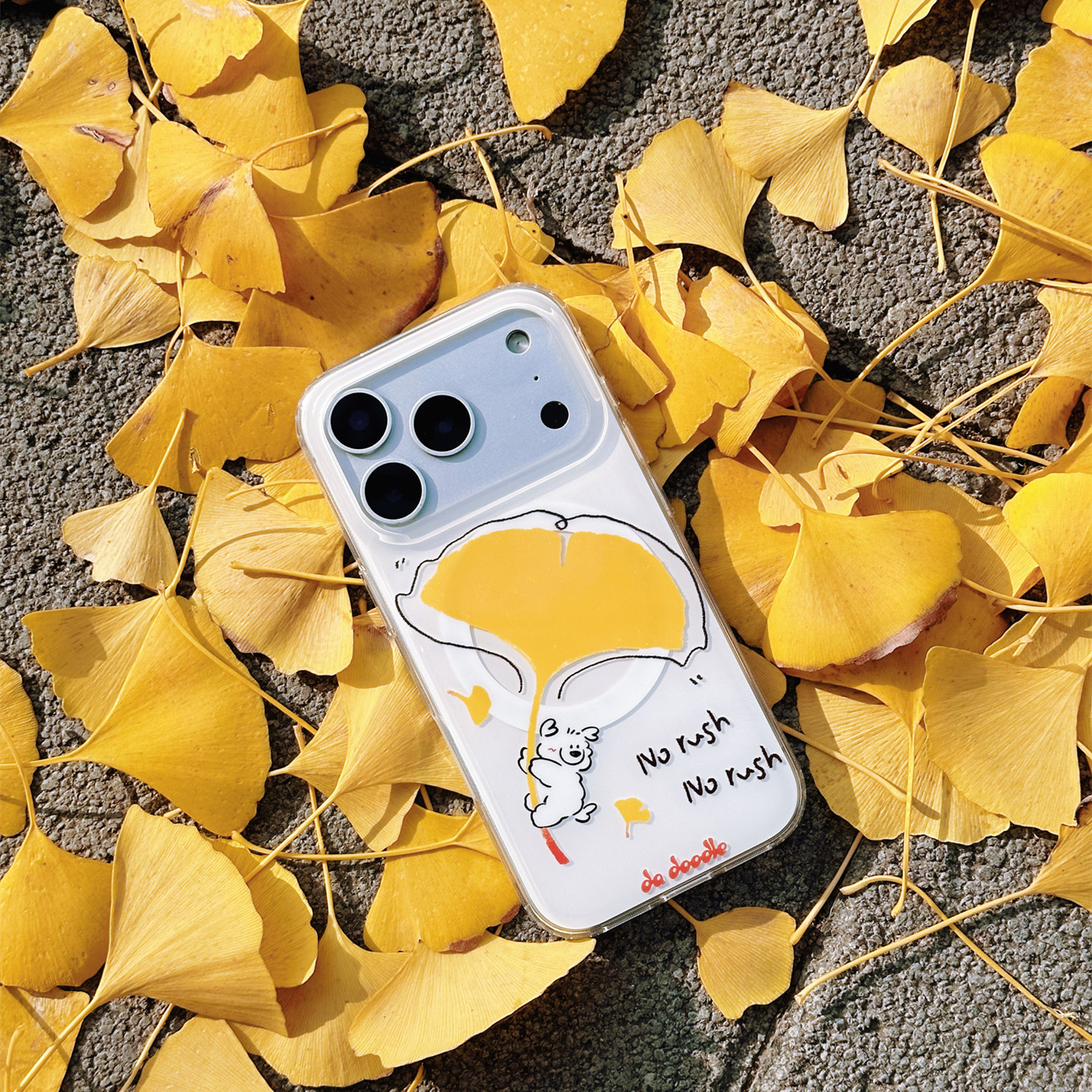 dadoodle原创银杏小狗手机壳苹果