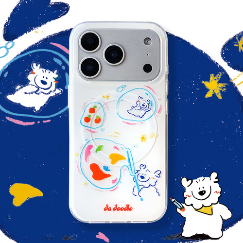 dadoodle原创泡泡小狗手机壳苹果