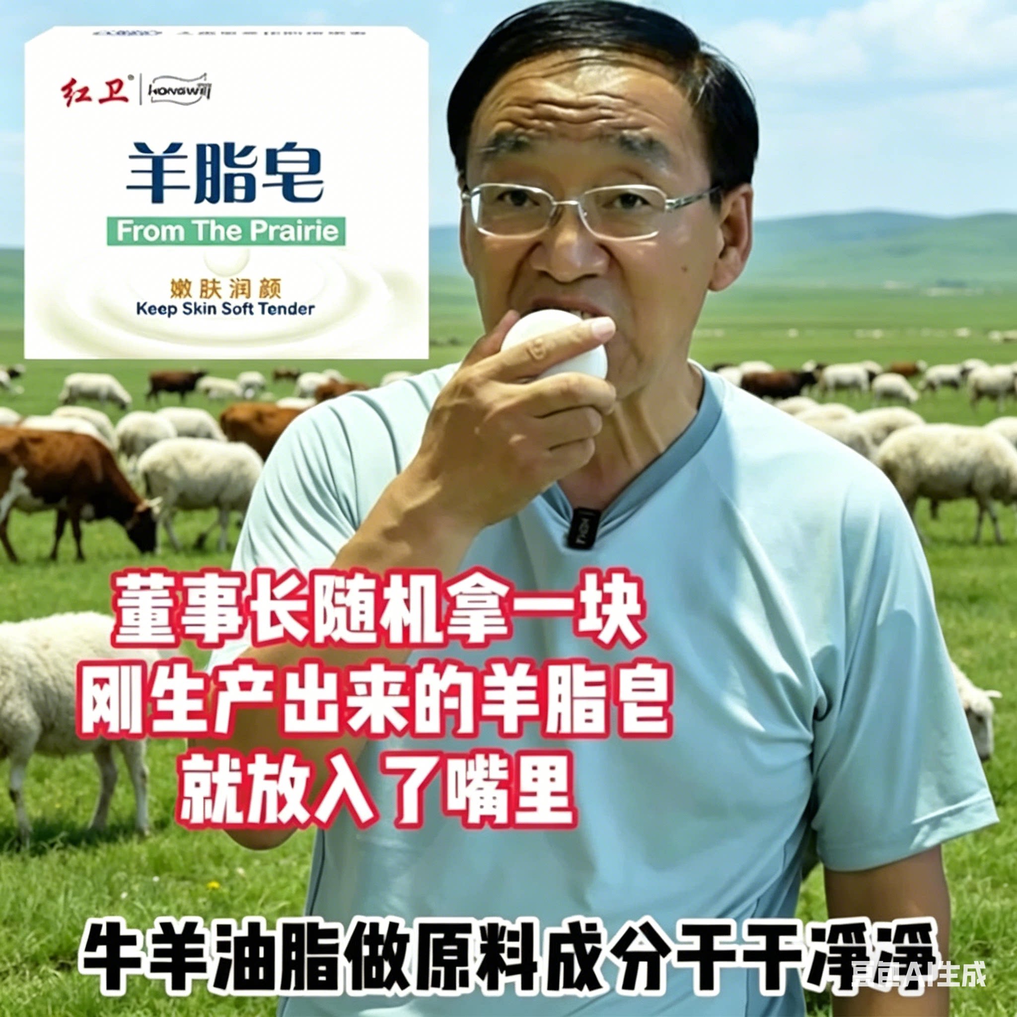 红卫羊脂皂官方旗舰店正品