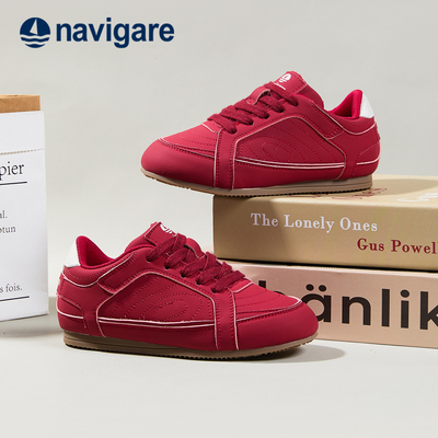 Navigare意大利小帆船童鞋冬板鞋男童休闲校园百搭潮鞋女童小白鞋