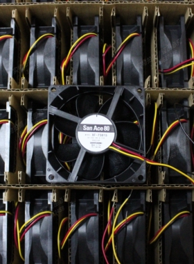 全新原装三洋 XF-73815 12V 0.11A 8CM 8025 超静音机箱散热风扇