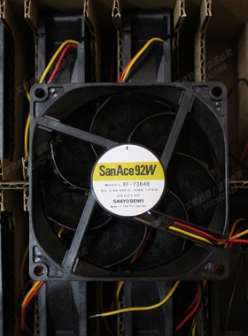 XF-73648全新三洋 9025 IP68全防水24V 0.08A 3线滚珠变频器风扇