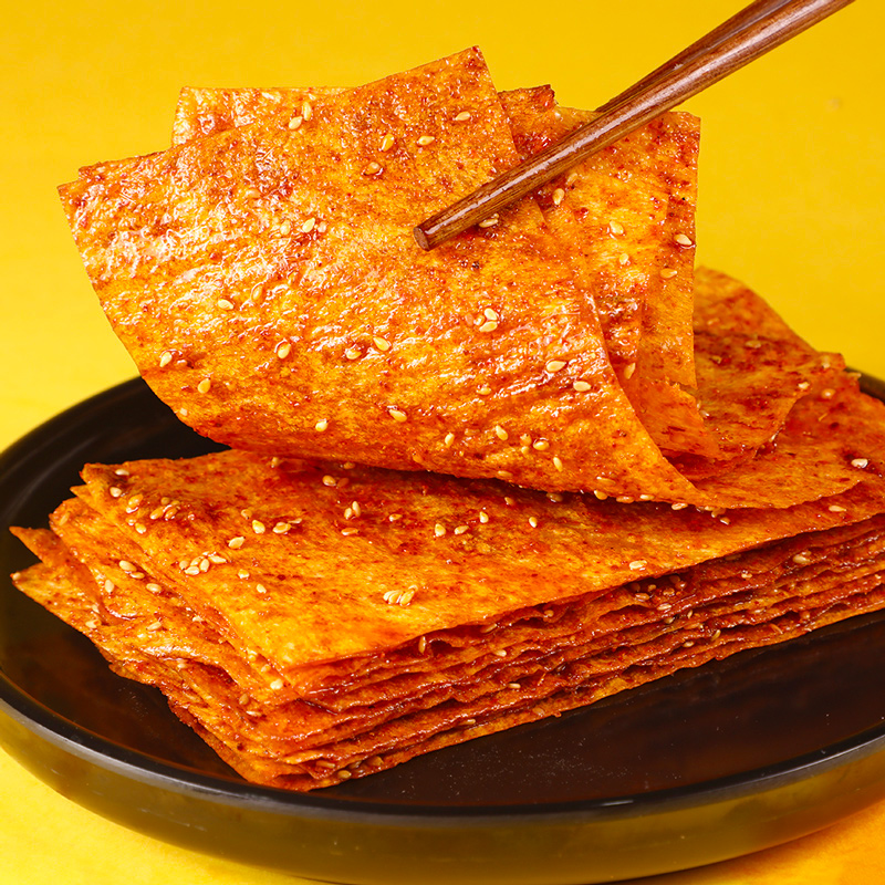 豆有味平江手撕大辣片网红辣条零食儿时经典怀旧爆辣味小吃湖南