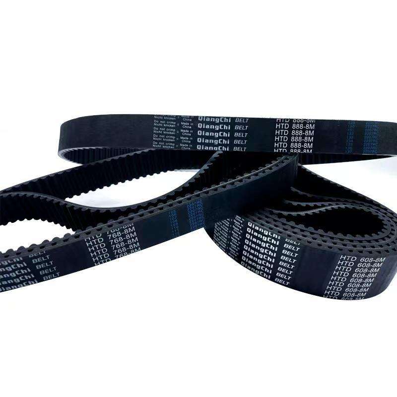 同步带皮带HTDS3M8M5M14MXLXHT10聚氨酯钢丝开口橡胶双面齿同步带