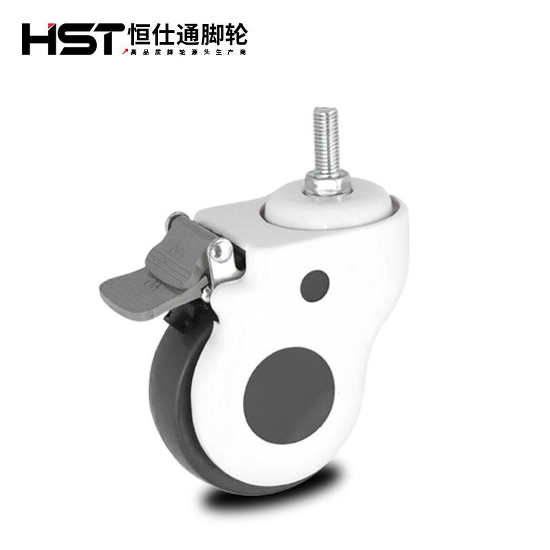 小推车轮轮子橡胶轮承重定轱辘平板车滑轮滚轮小工业脚轮定转