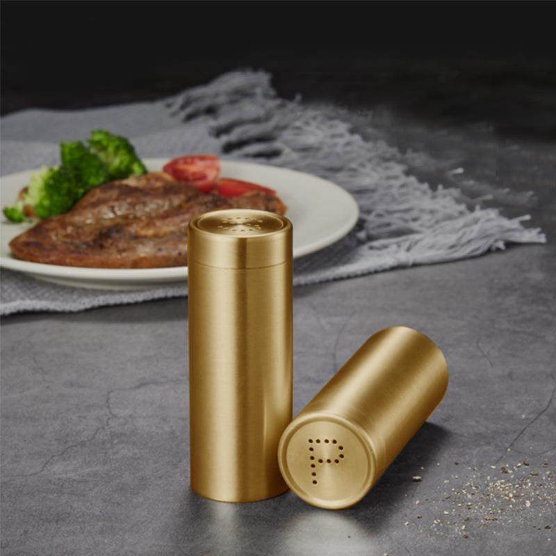 304不锈钢胡椒盐调味瓶金色（SP组合）调料罐西餐胡椒盒佐料瓶子,厨房/烹饪用具,调味瓶罐/调料研磨器,淘宝优惠券,粉丝福利购,淘宝优惠卷