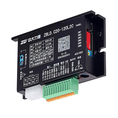 直流无刷驱动器ZD510/BD15L/ZBLD.C20-120L2R配15W-400W无刷电机