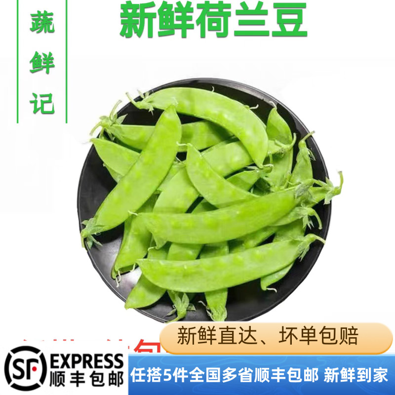 新鲜荷兰豆250g 甜豆青豆菜豌豆农家时令新鲜蔬菜 满5件包邮