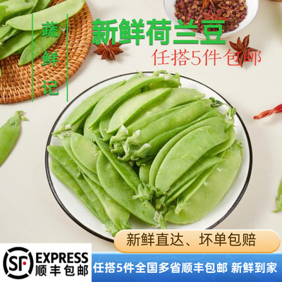 【蔬鲜记】新鲜荷兰豆500g 新鲜蔬菜甜豆青豆菜豌豆