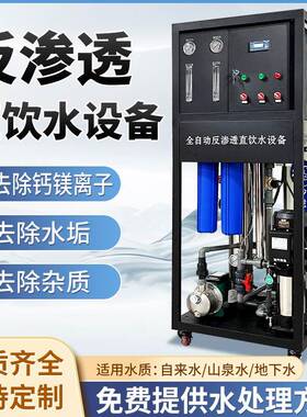 水处理设备RO反渗透设备大型纯水机工业净水器商用去离子
