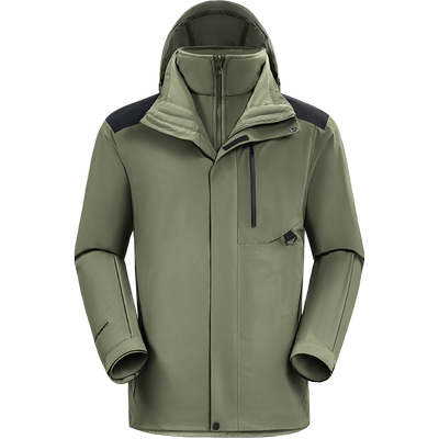 伯希和套绒冲锋衣户外防风防水