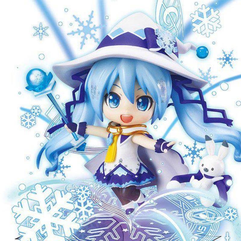 初音未来雪初音 miku3D打印模型源文件STL数据图纸高精度手办素材