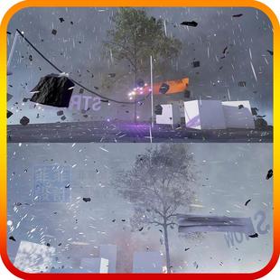 UE4 UE5 虚幻 极端天气暴风雨沙尘暴燃烧摧毁爆炸暴风雪粒子特效