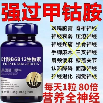 进口原料高含量叶酸B6B12生物素