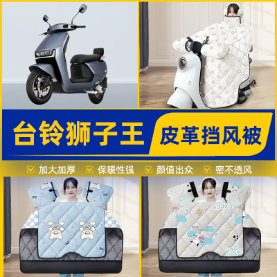 适用台铃狮子王超智版电瓶电动车挡风被挡风罩2025新款冬装饰配件