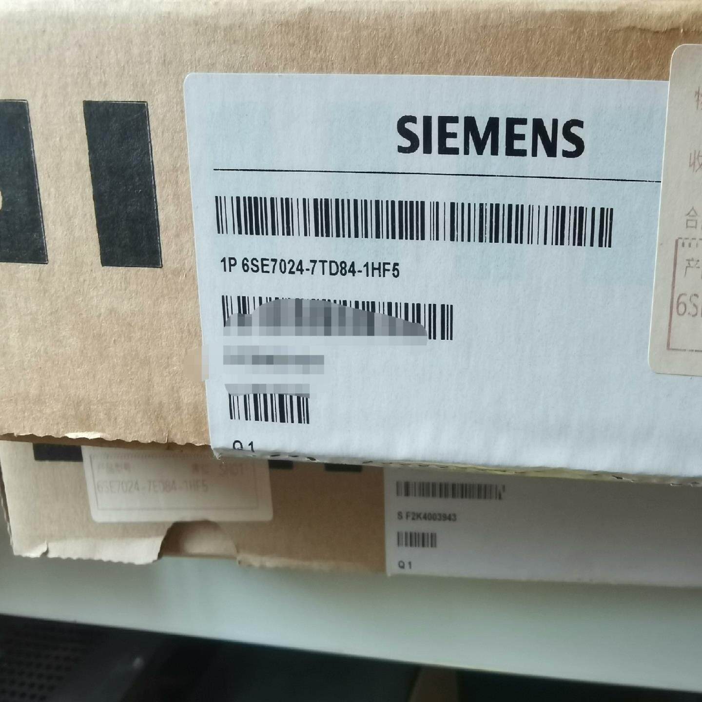 【议价】西门子6SE7024-7TD84-1HF5全新现货