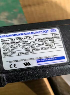 【议价】全新库存KOLLMORN伺服马达电机MT308A1-E1