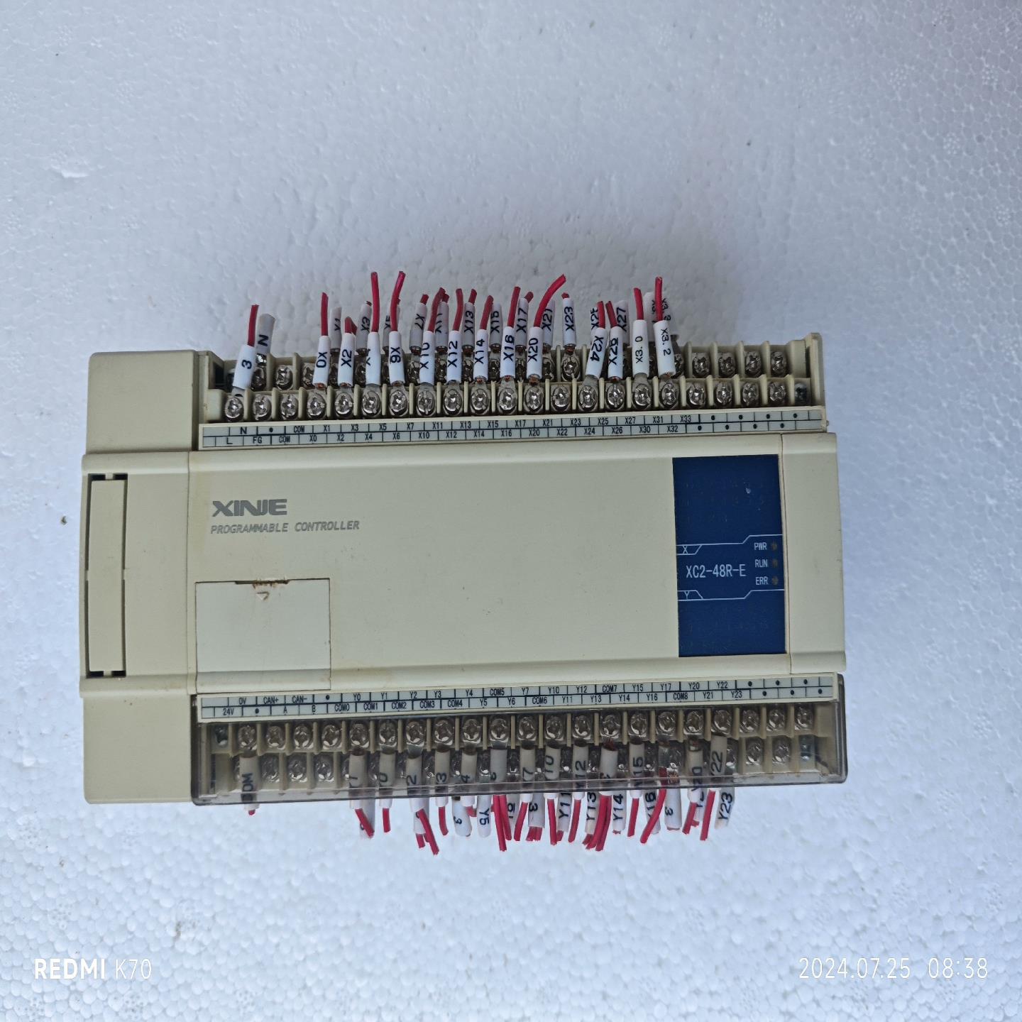 【议价】信捷PlC二手拆机信捷PLC型号XC2-48R-E实物