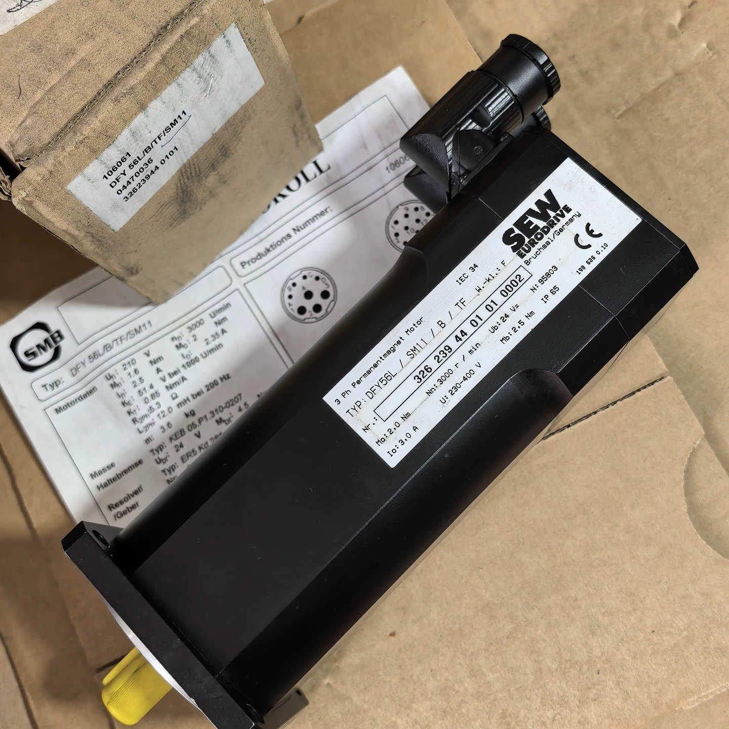【议价】SEW伺服电机DFY56L/B/TF/SM11，厂里库存