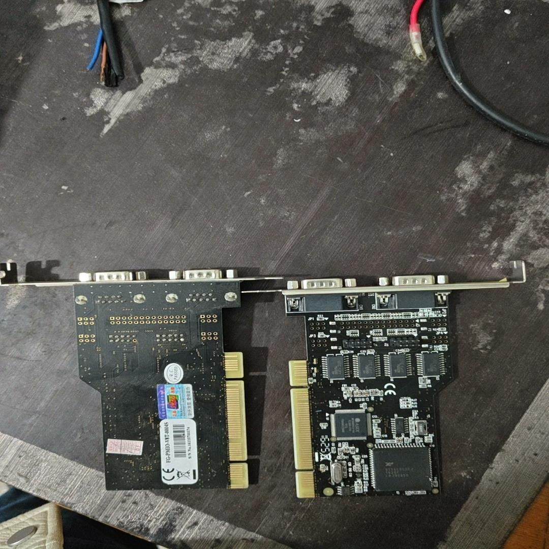 【议价】2块西霸FG-PMIO-V8T-0004S PCI串口卡 2