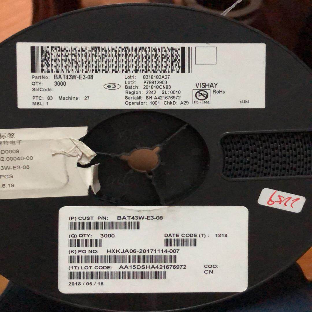【议价】BAT43W-E3-08 肖特基二极管 原装VISHAY S