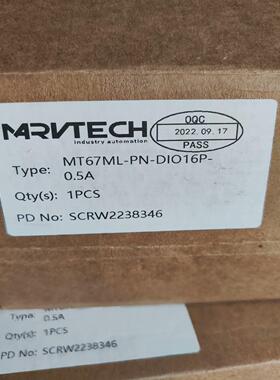 【议价】全新精奇模块MT67ML-PN-DIO16P-05A