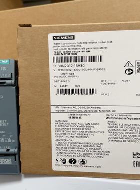 【议价】3RN2012-1BA30  热敏电阻电机保护继电器 标准评