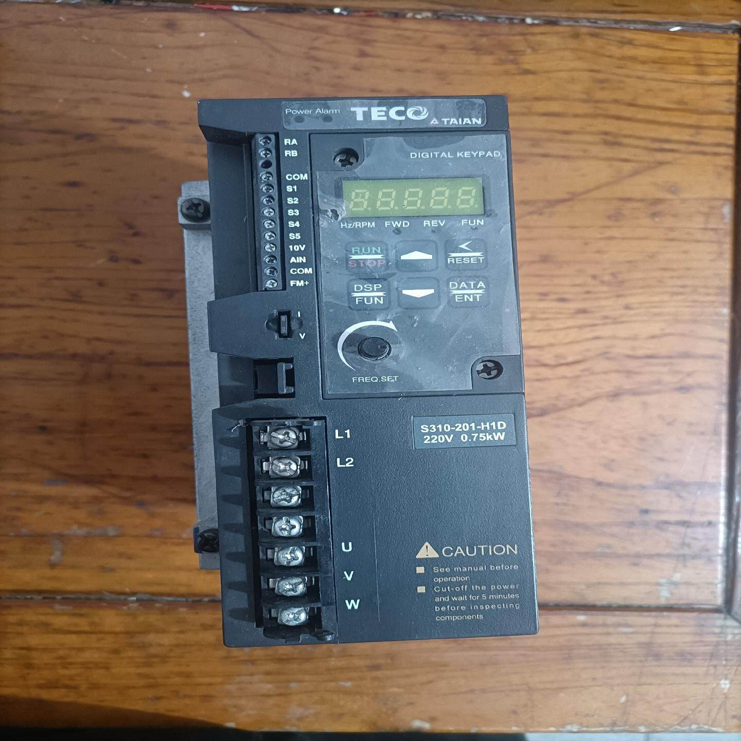 【议价】东元TECO台安变频器S310-201-H1D 1HP0