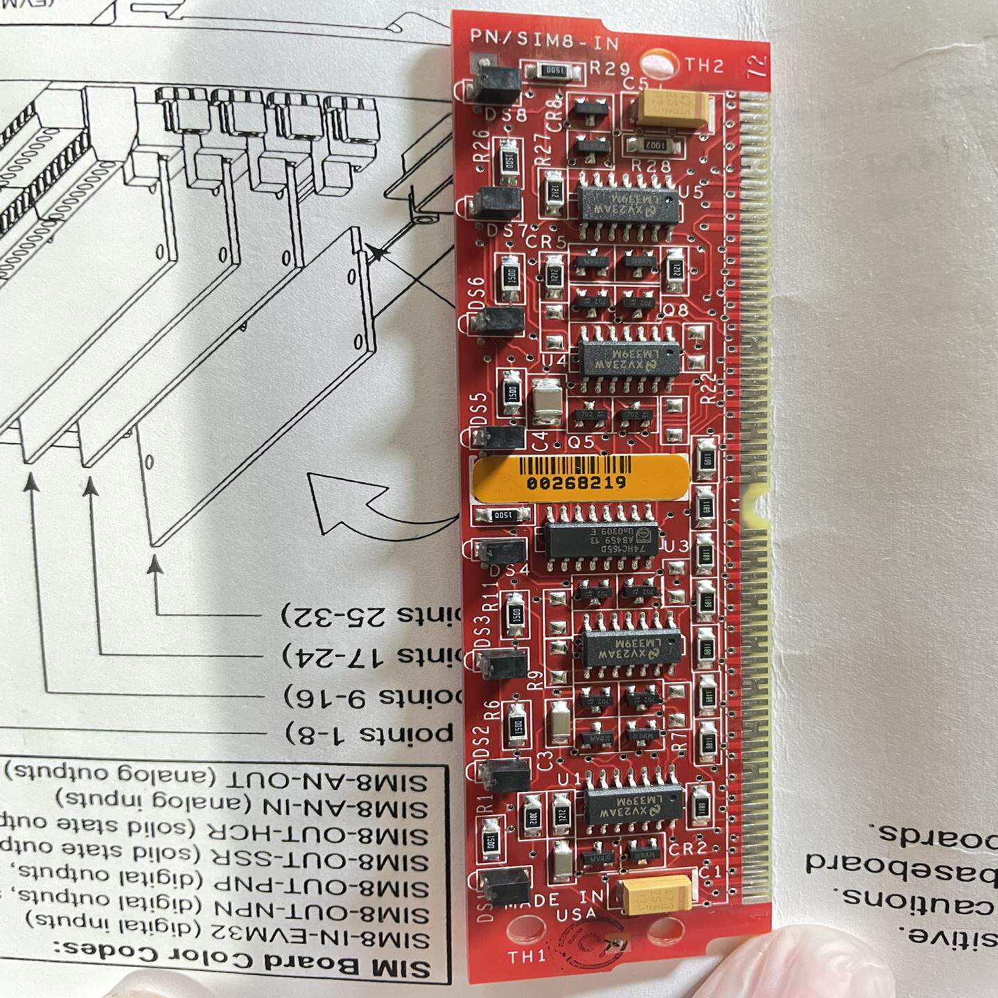【议价】原装进口Parker输入卡SIM8-IN-EVM32板全新
