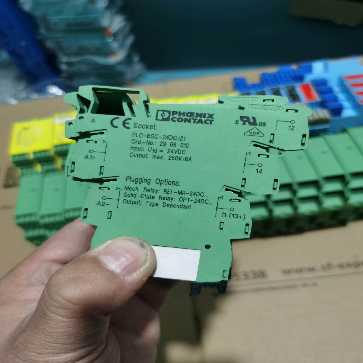 【议价】二手菲尼克斯  PLC-BSC-24DC21 拆机  功能