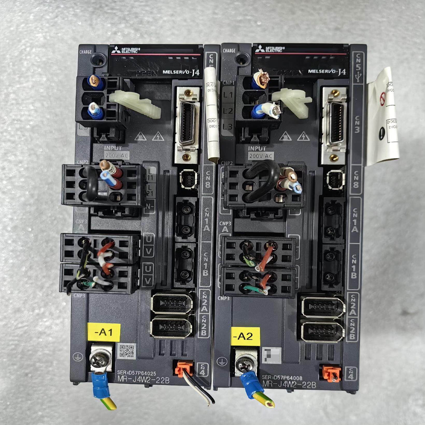 【议价】三菱驱动MR-J4W2-22B二手拆机实物拍摄功能完好成色