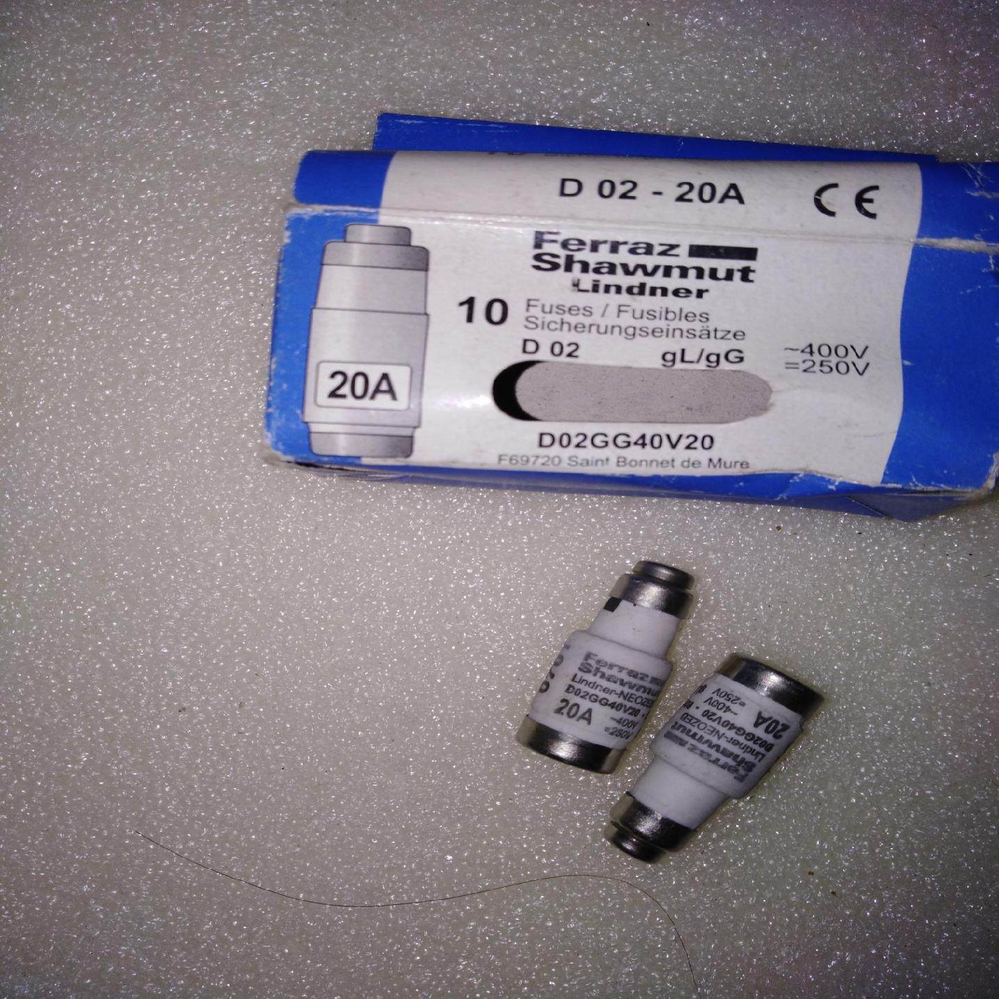 【议价】ferraz shawmut熔断器 D02GG40V201