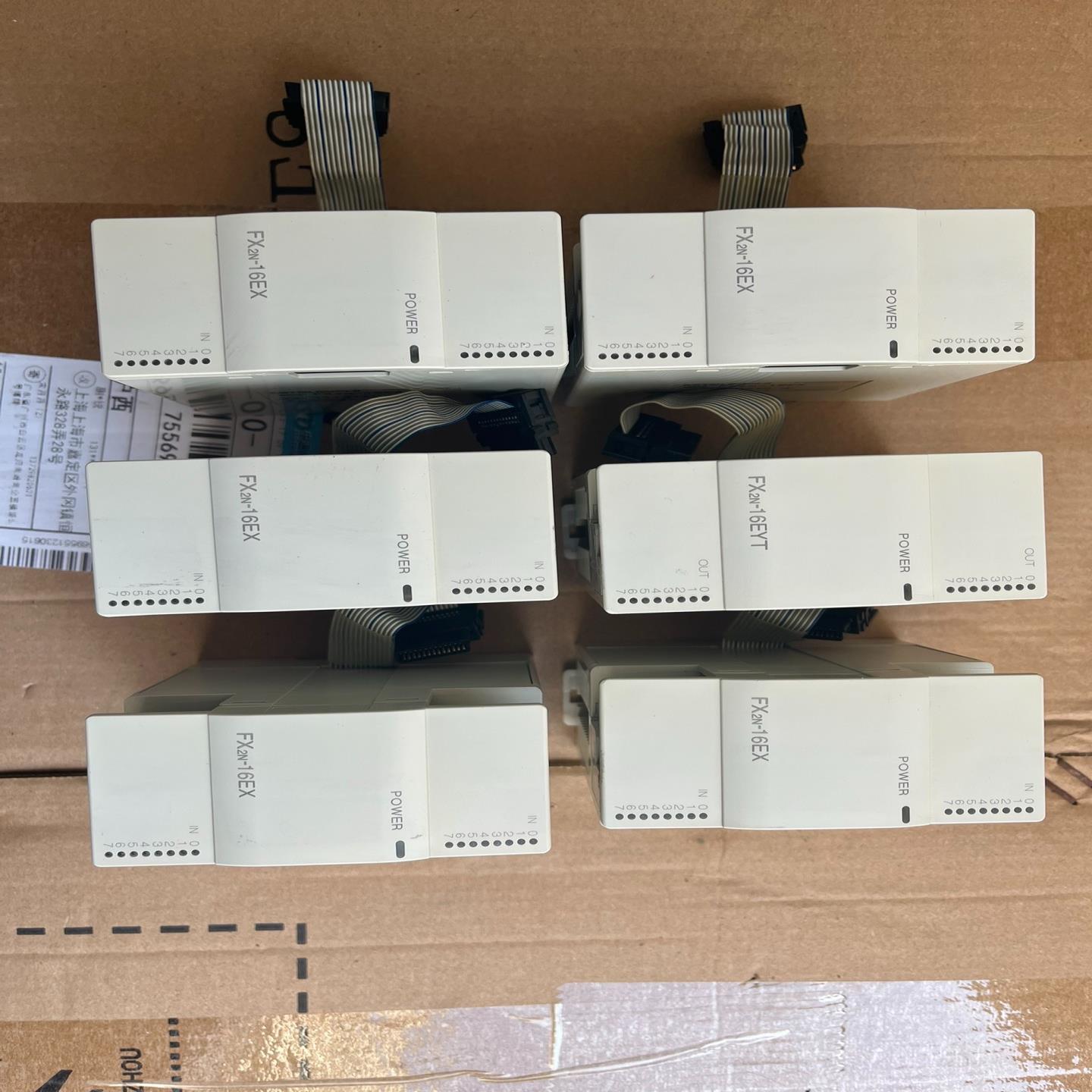 【议价】三菱PLC模块型号FX2N-16EX现货六个包原装正