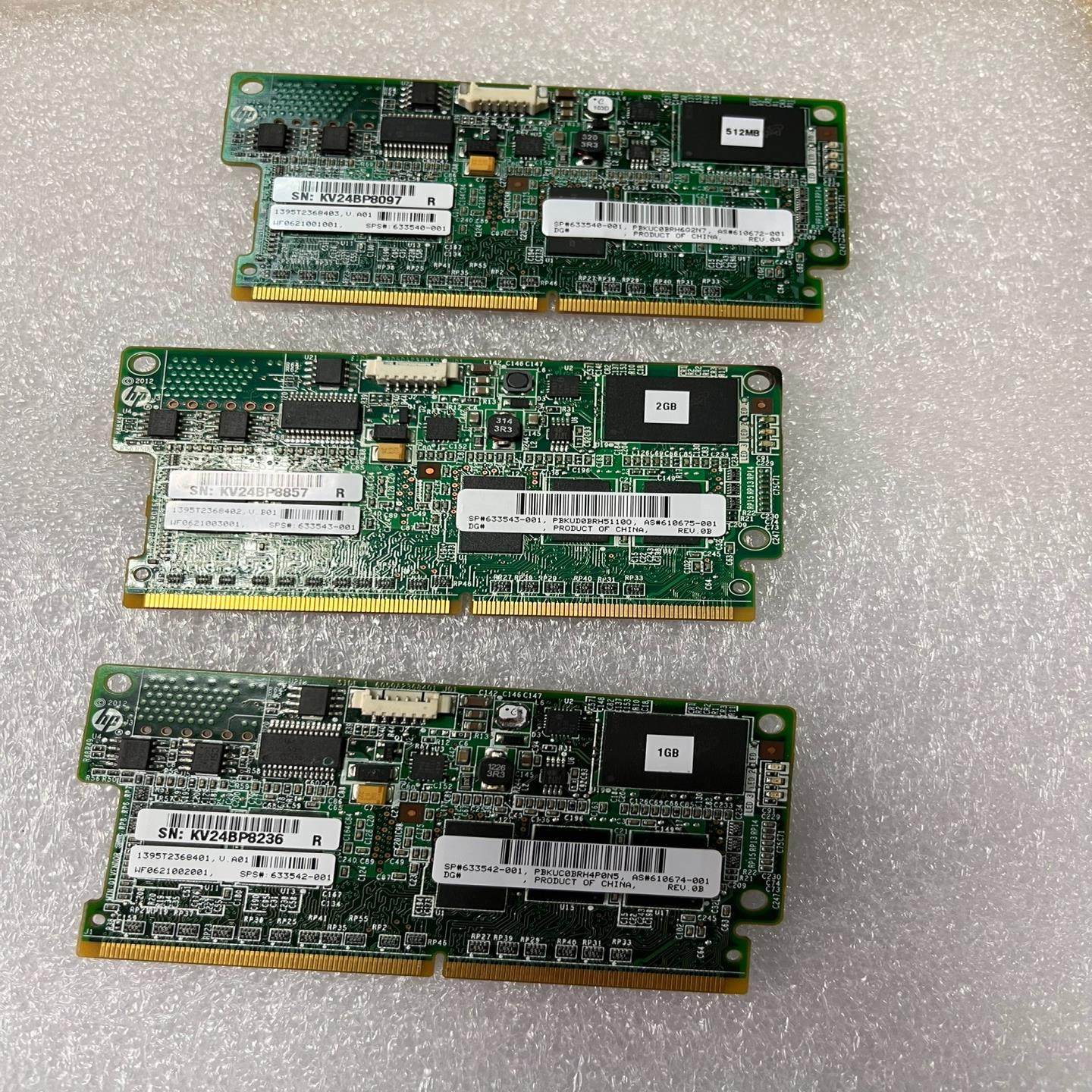 【议价】HP G8 2G 1G 512MB 缓存卡 633543-0