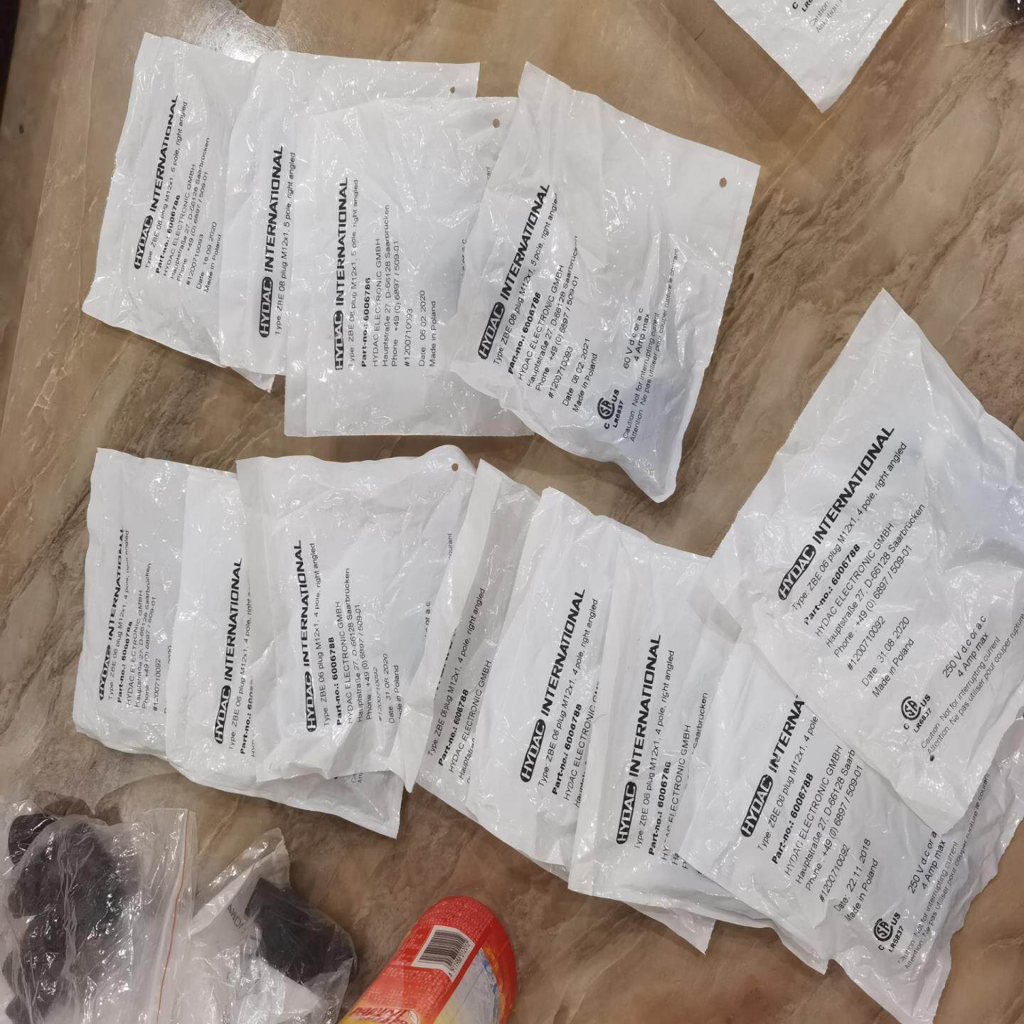 【议价】原装贺德克插头及连接线ZBE01 ZBE02 ZBE03 Z