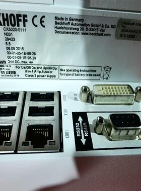 【议价】倍福CPUCX5020-0111全新无包装