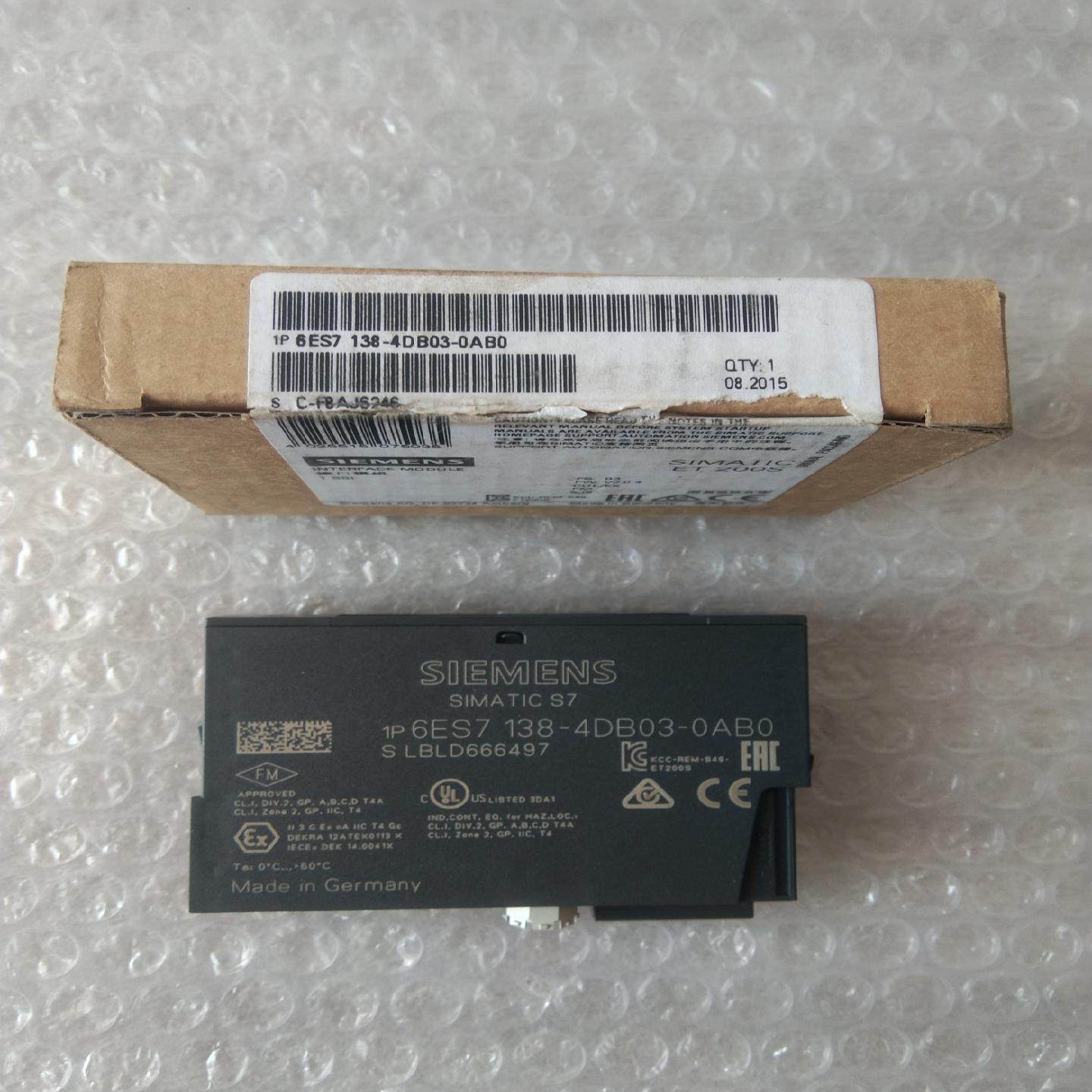 【议价】6ES7138－4DB03－0AB0全新原装仅开封19年