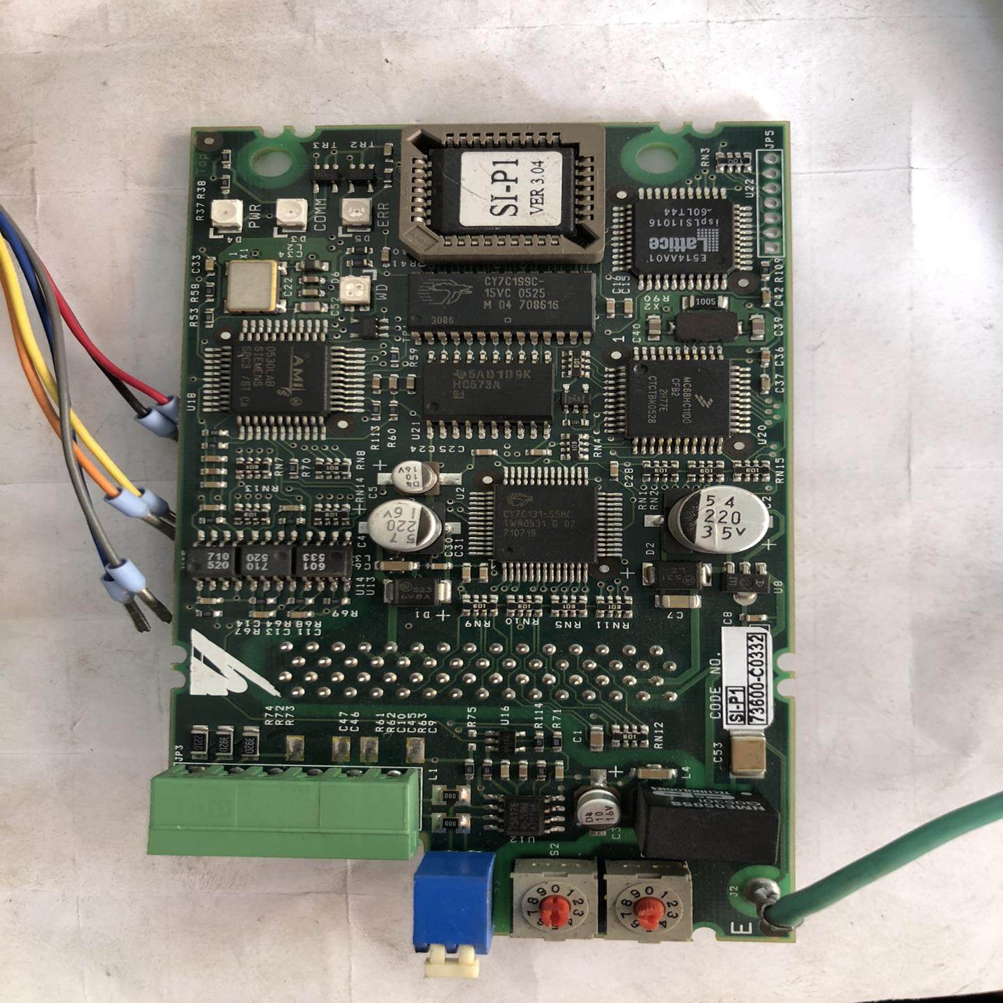 [议价]拆机安川G7变频器通讯卡安川SI-P1 通讯卡 实物拍摄功