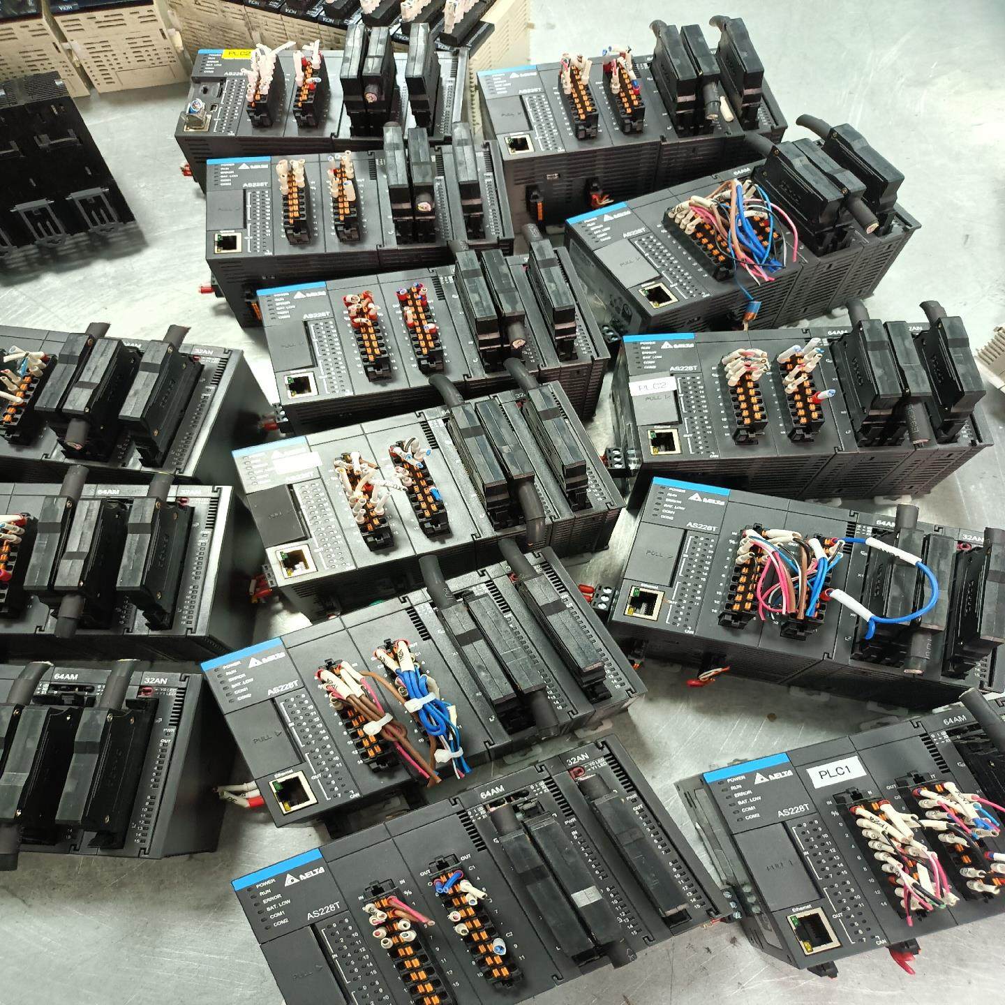 【议价】拆机台达PLC扩展模块  AS228T-A  AS32AN0