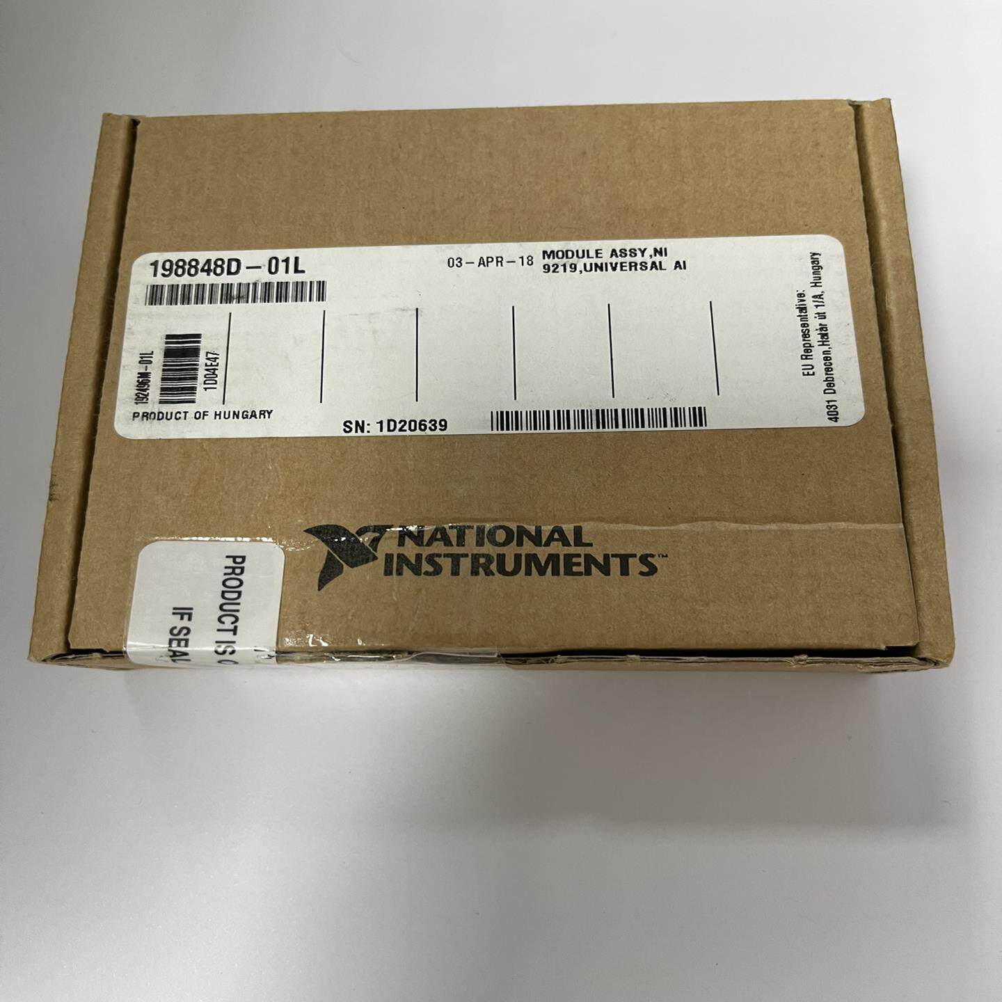 【议价】NI-9219 C系列通用模拟输入模块785994-01