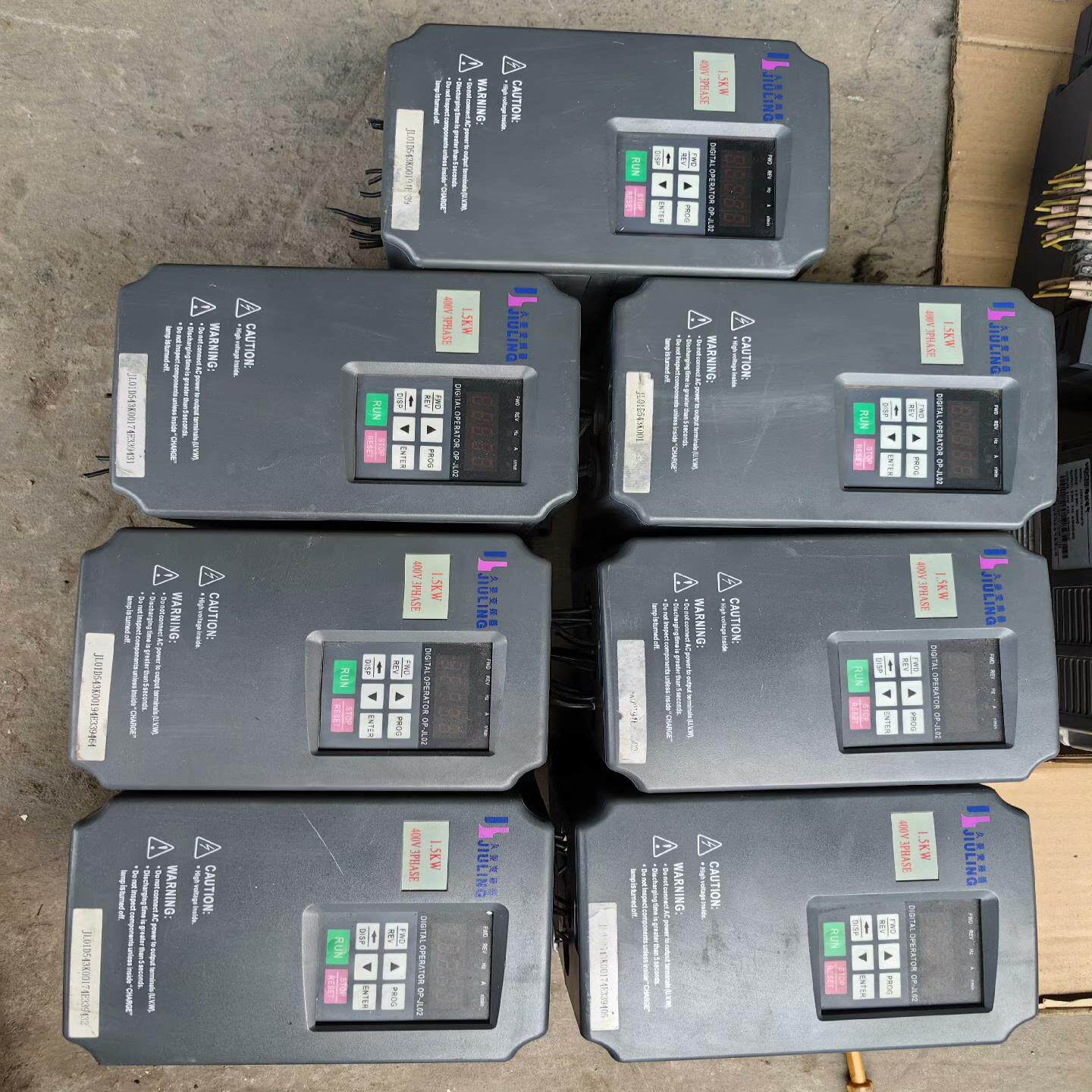 【议价】久林变频器JLE01D543K 15KW 原装拆机成色