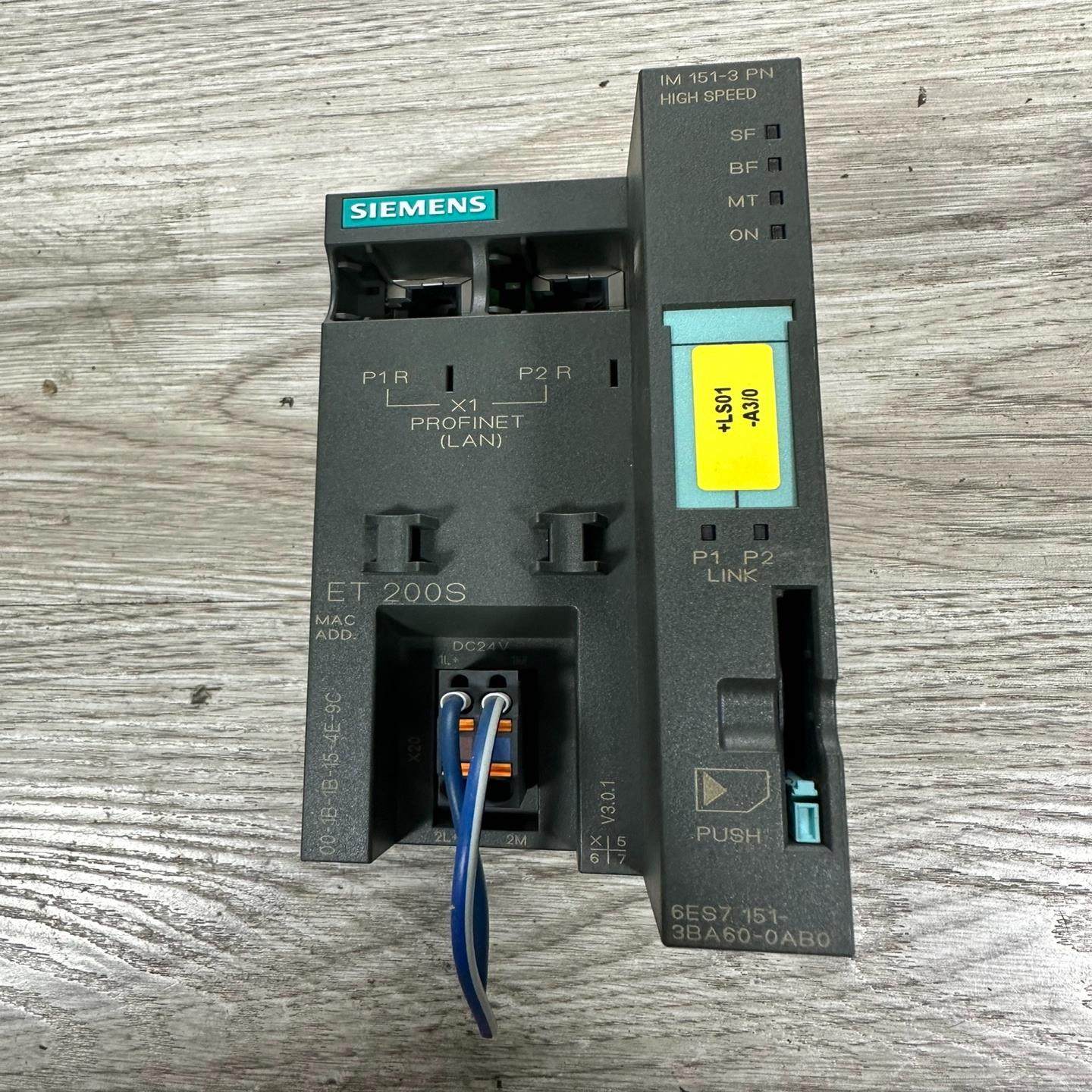 【议价】98新 6ES7 151-3BA60-0AB0 ET200S