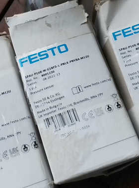 【议价】费斯托压力传感器 8001230  SPAU-P10R-W-