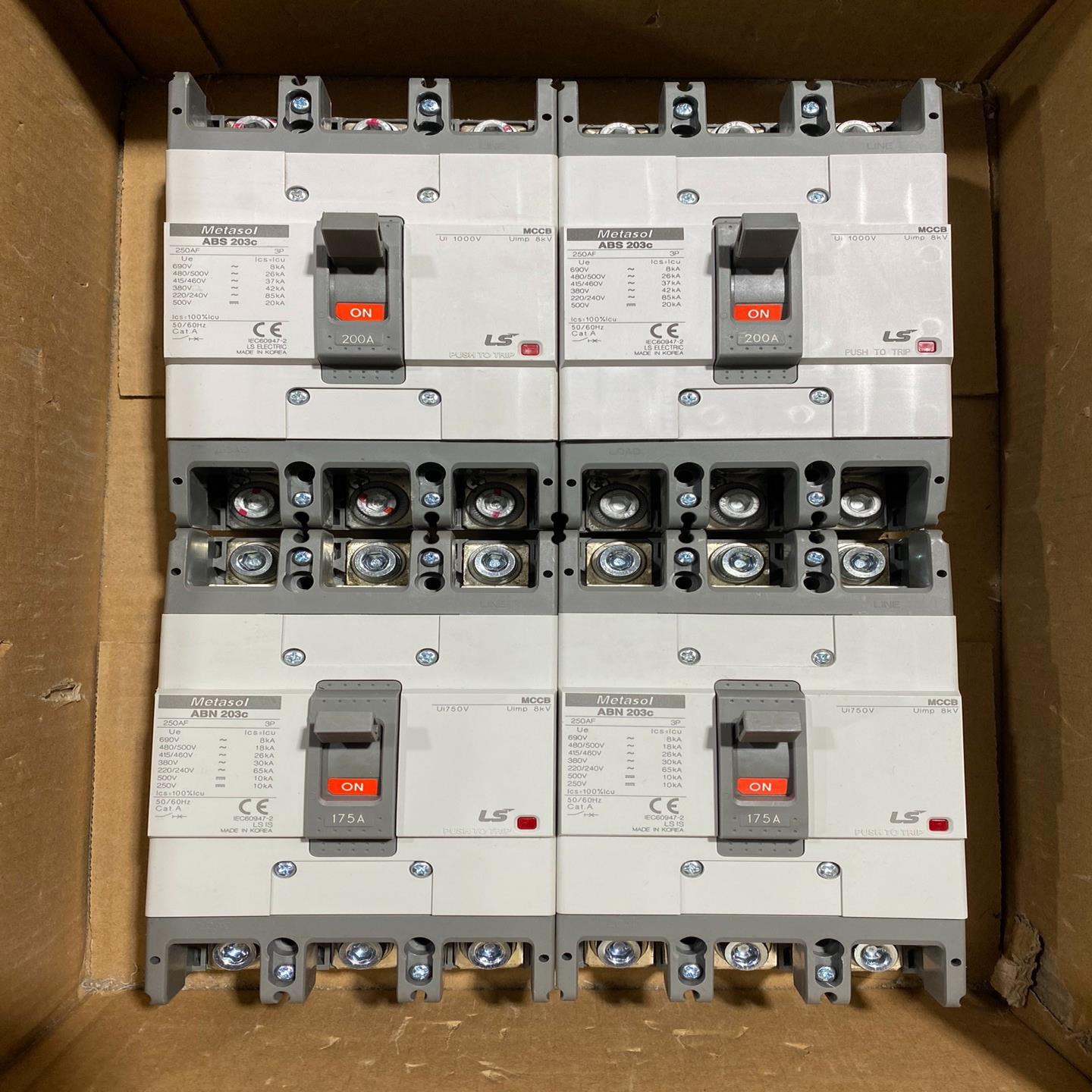 【议价】LS产电ABS203c 3P175A 200A空气开关 正品