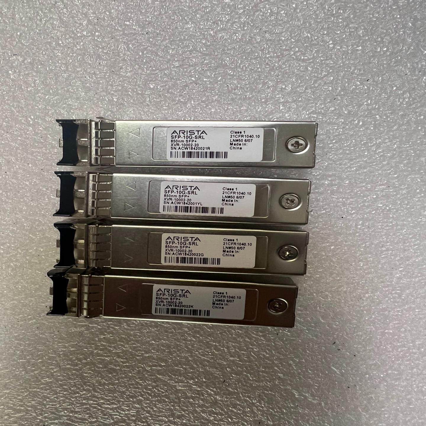 【议价】二手原装 ARISTA 光模块 SFP-10G-SR XV