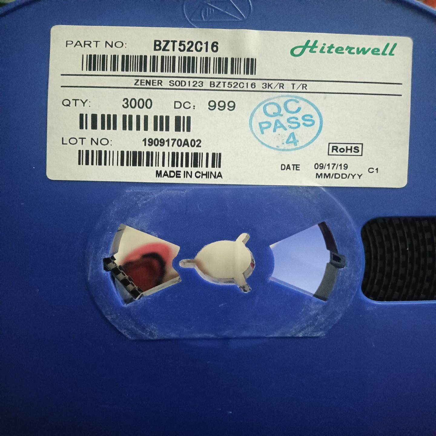 【议价】BZT52C16 MM1Z16V  SOD-123 丝印WK