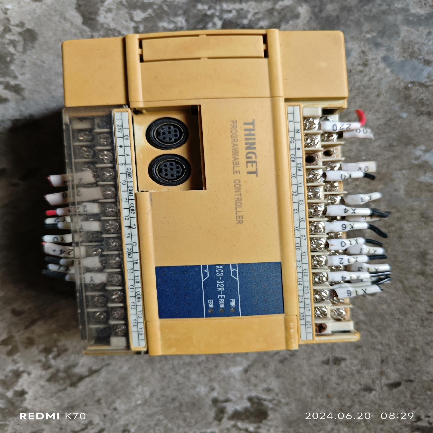 【议价】信捷PLC二手拆机信捷PLC型号XC3-32R-E实物