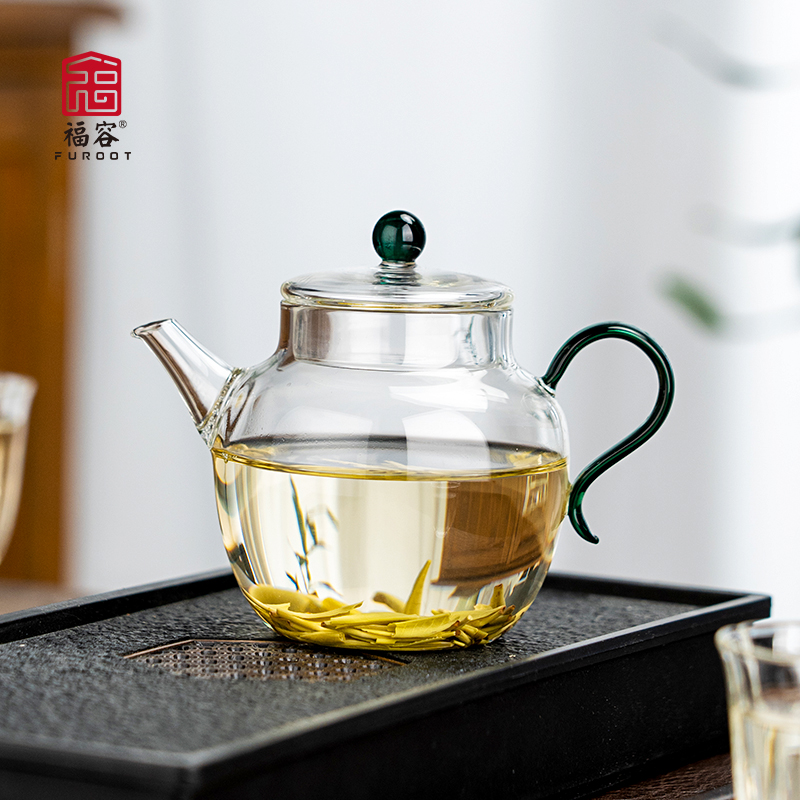 福容高硼硅玻璃小茶壶